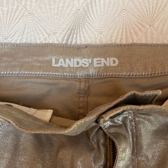 Sparkly Lands’ End high rise slim ankle jeans - Picture 10 of 13